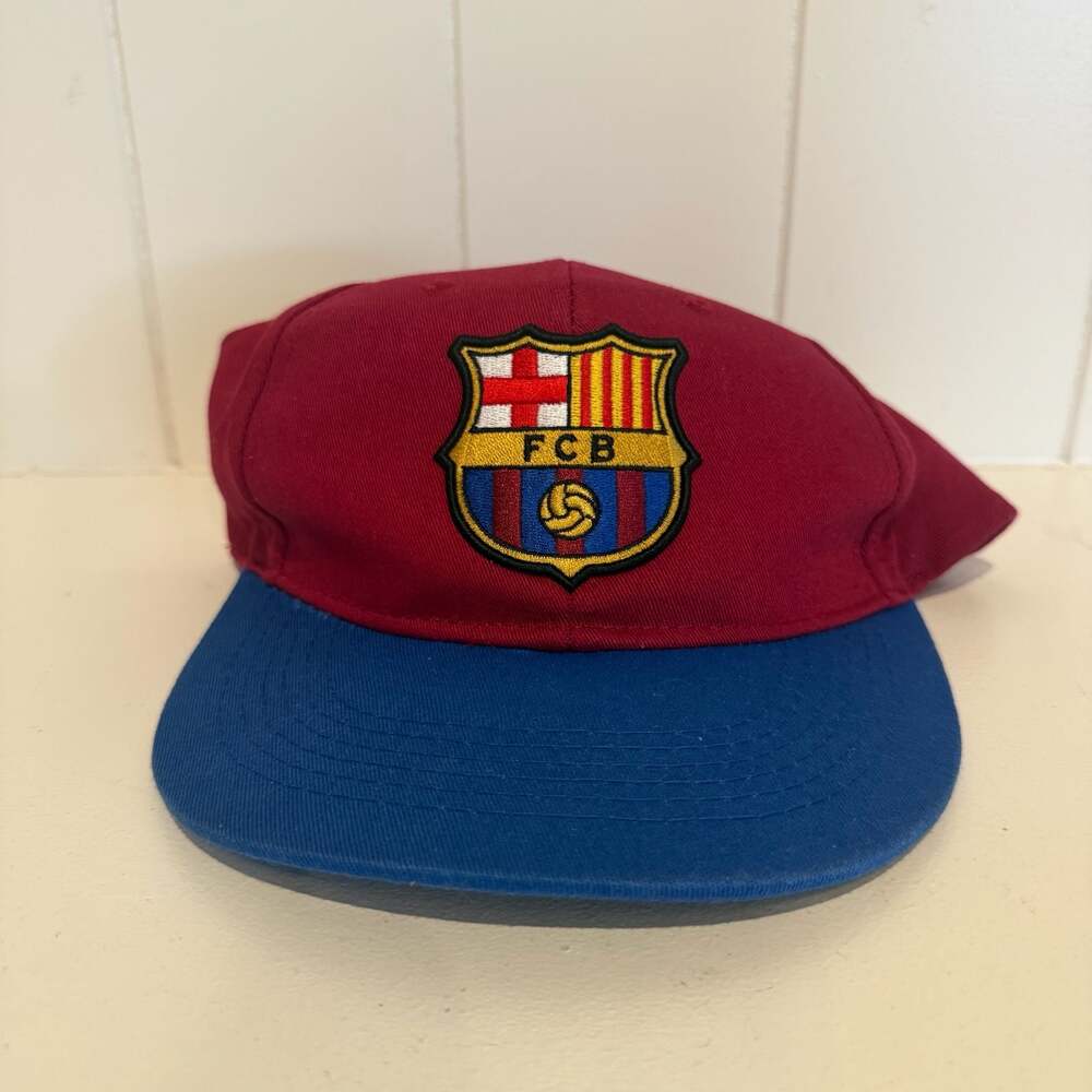 FC Barcelona Official Licensed Product Snapback Hat Red Blue Soccer Cap